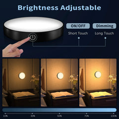 Rechargeable Dimmable Touch Light Buit-in 1000mAh Batter Portable LED Night Lights for Cabinet Wardrobe Kitchen Bedroom Light