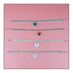 Cat Rhinestone Diamante Collar Necklace for Kitten Cute Bling Pet Accessories for Cat Puppy Doggy Crystal Pendant Diamond Collar